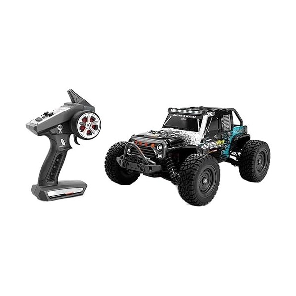 GUYANA Voitures RC sans balais 4 Roues motrices Haute Vitesse 70 km/h, 2,4 GHz, échelle 1:16, Camion Monstre Tout Terrain Tou