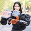 Jouet de Voiture télécommandé 4 Roues motrices échelle 1: 8 Monster Truck RC Voitures à Grande Vitesse pour Enfants Adultes, 