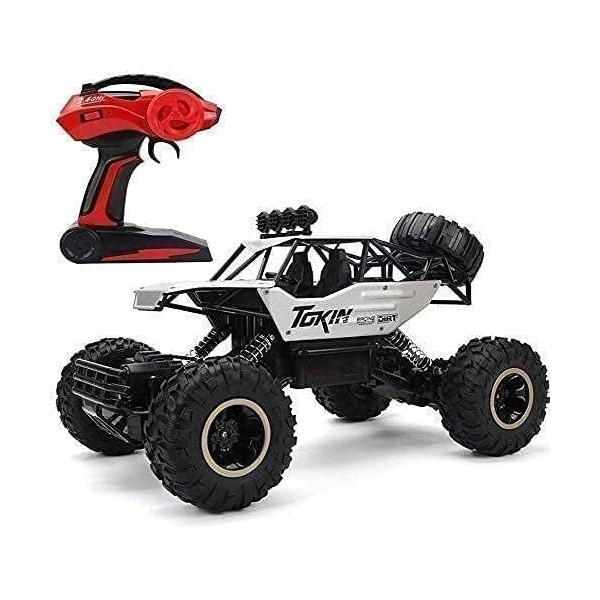 Zzzhs Jouets for enfants RC Voiture for garçon jouet 2. 4 GHz Les voitures en alliage de monster rechargeables dérivent hors 