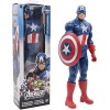 Hilloly Figurine Captain America, Marvel Avengers -Figurine Captain America Titan Hero, Figurine de Collection Captain Americ