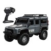 Voiture télécommandée, véhicule descalade tout-terrain de simulation 2.4G, camion rechargeable anti-collision tout-terrain 4