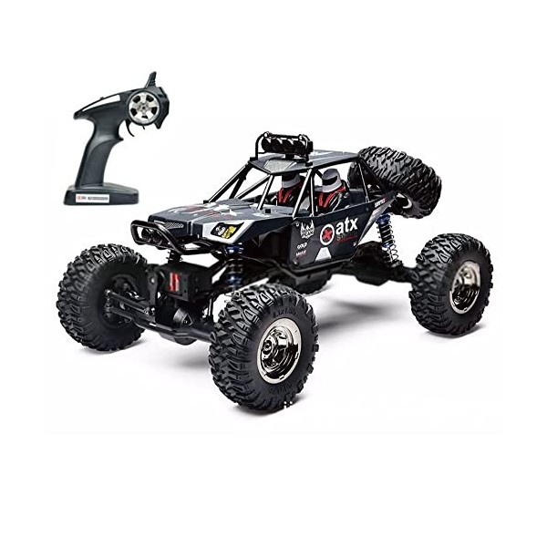 PRENDRE Camion télécommandé Rapide à léchelle 1:12 pour Adultes, Haute Vitesse 4WD 2,4 GHz Hors Route Monster RC Truck, Cade