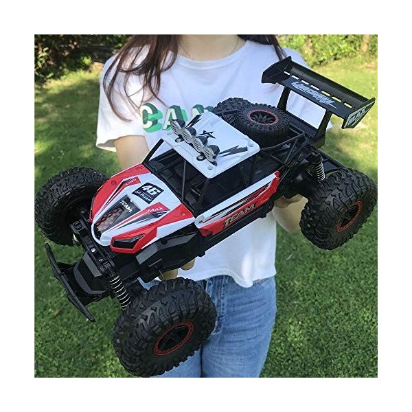 BONOCO 1/16 Tout-Terrain Choc Rechargeable Double Moteur Voiture de Course véhicule Tout-Terrain électrique Camion descalade