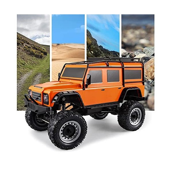 SYLYCS Voitures RC Rapides à léchelle 1/8, Vitesse de camions télécommandés Tout-Terrain 4WD pour Adultes et Enfants garçons