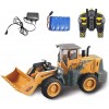 Alliage Télécommande Camion RC Construction Véhicule Bulldozer Pelle Tracteur Jouets Tracteur Camion Enfants Garçons Lumières