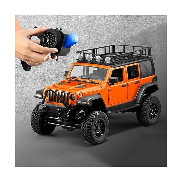 GUYANA Voiture télécommandée, échelle 1:12, Voitures RC 4x4, accélérateur/Direction à Grande échelle, Jouet de Camion Tout-Te