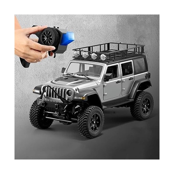 GUYANA Voiture télécommandée, échelle 1:12, Voitures RC 4x4, accélérateur/Direction à Grande échelle, Jouet de Camion Tout-Te