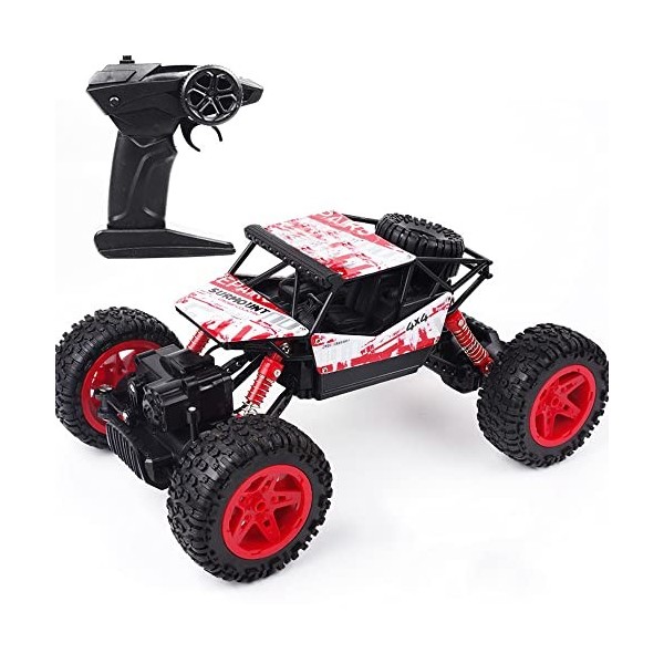 SUBECO 1:18 4WD Télécommande Voiture Escalade Véhicule Tout-Terrain Drift Racing Camion Jouet Garçon et Fille 6 Ans Jouet de