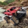 FGHSD Voiture télécommandée Rock Crawler Voitures RC avec lumières ， Monster Truck radiocommandé 2,4 GHz avec Double RS ， Voi