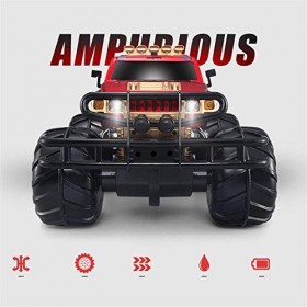 FGHSD Voiture télécommandée Rock Crawler Voitures RC avec lumières ， Monster Truck radiocommandé 2,4 GHz avec Double RS ， Voi