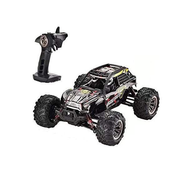 STSEEACE 1/16 Échelle Brushless Moteur RC Camion 4WD Haute Vitesse Rock Crawler 55 KM/H RC Monster Truck, 2.4Ghz Tout Terrain