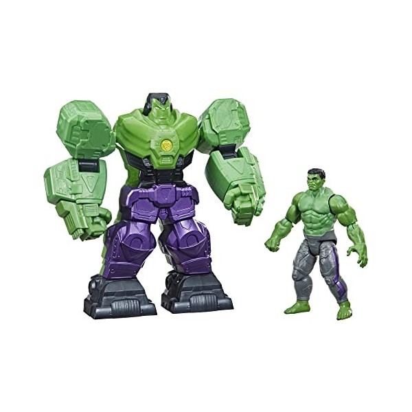 Marvel Hasbro Avengers F02635L00 Figurine daction Hulk 20 cm avec Une Incroyable Armure Mech pour Enfants à partir de 4 Ans 