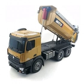 wangch 2.4 Camion à benne basculante télécommandé Camion de sol Camion à benne basculante Jouet de chargement et de déchargem