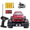 Voitures télécommandées Semi-camion rouge RTR 1/12 4WD Rock Crawlers 4x4 Conduisant des moteurs doubles Drive Big Foot Model 