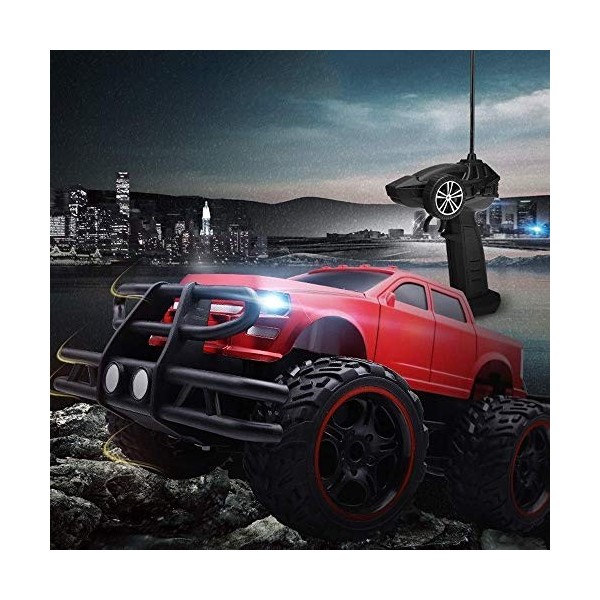 Voitures télécommandées Semi-camion rouge RTR 1/12 4WD Rock Crawlers 4x4 Conduisant des moteurs doubles Drive Big Foot Model 