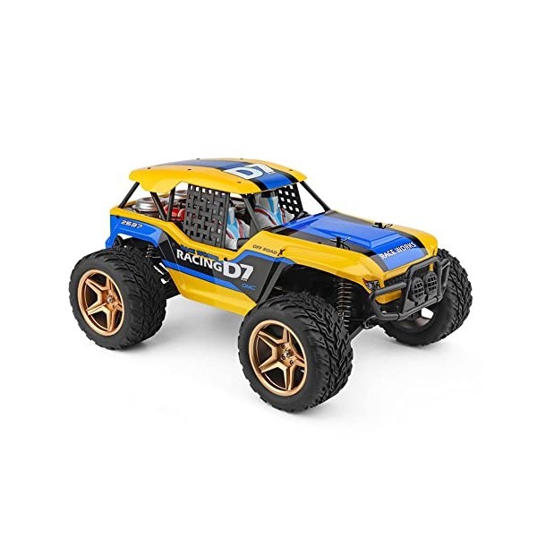 DFERGX Voitures télécommandées Haute Vitesse RC Cars pour Adultes Enfants 45 km/h, échelles 1:18 4WD Off Road RC Monster Truc