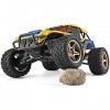 DFERGX Voitures télécommandées Haute Vitesse RC Cars pour Adultes Enfants 45 km/h, échelles 1:18 4WD Off Road RC Monster Truc