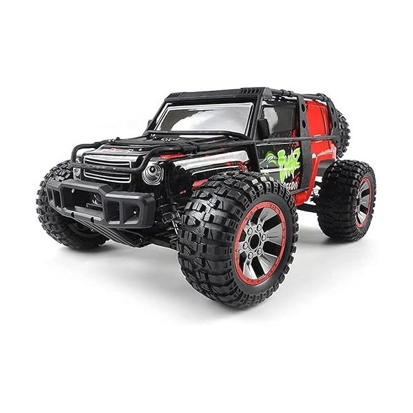 GUYANA Camion télécommandé à léchelle 1:10 – 4 Roues motrices Haute Vitesse 45 + km/h Tous terrains Hors Route RC Monster Ve