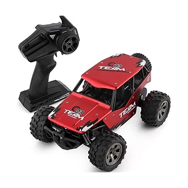 SUBECO Voiture télécommandée 1:18 Alliage télécommande Tout-Terrain Bigfoot télécommande véhicule Tout-Terrain 2.4G 2CH 4WD M