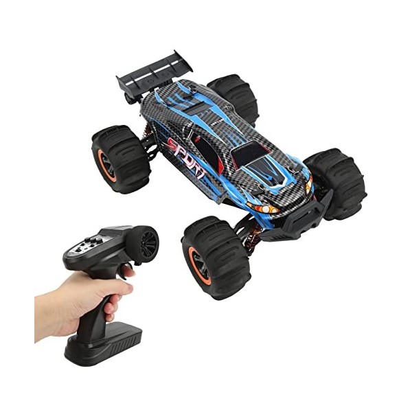 KAKAKE Camion RC Tout-Terrain 4 Roues motrices, Voiture puissante 2,4 GHz 1/12 RC pour Routes rocheuses Trois Piles 