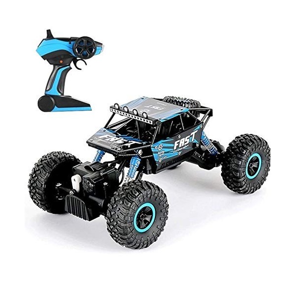 HEBXMF Voitures RC 2.4G alliage tout-terrain véhicule Rc 6 roues in