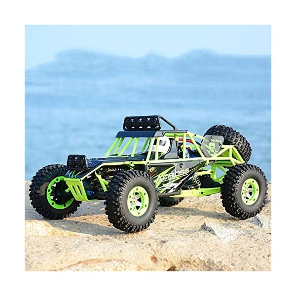 MADBLR7 Voiture Télécommandée 1: 12 Échelle Semi-Camion Buggy Crawler Véhicule Hors Route 4WD 2.4GHz Voiture RC 50km/h Haute 