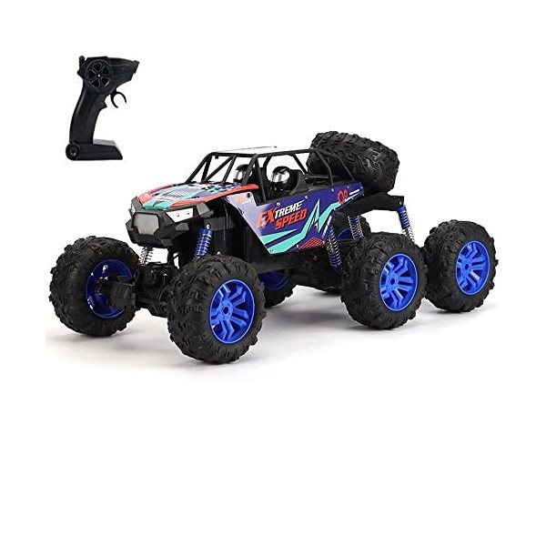 BRUGUI 1: 6 6WD Télécommande Véhicule Tout-Terrain Super Large Alliage Corps Montagne RC Camion 2.4G Enfants Voiture Électriq