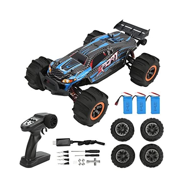 Astibym Camion Télécommandé, F10 1/12 Scale Remote Control Car 2.4GHZ 4WD Off Road RC Truck avec Batterie pour Enfants Enfant