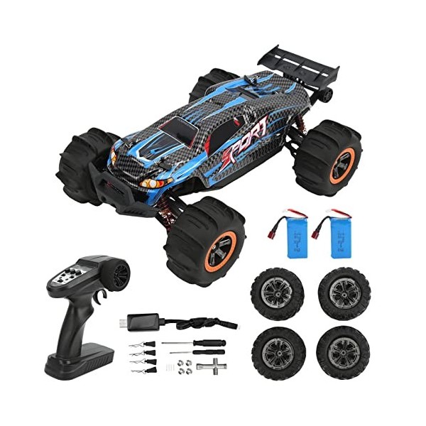 Astibym Camion Télécommandé, F10 1/12 Scale Remote Control Car 2.4GHZ 4WD Off Road RC Truck avec Batterie pour Enfants Enfant