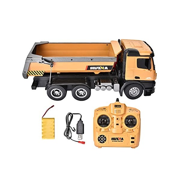 Wxlxj 1:14 Camion Rc 10-ch Télécommande Dump Engineering Camion De Voiture Modèle Jouet Jouet Camion Remote