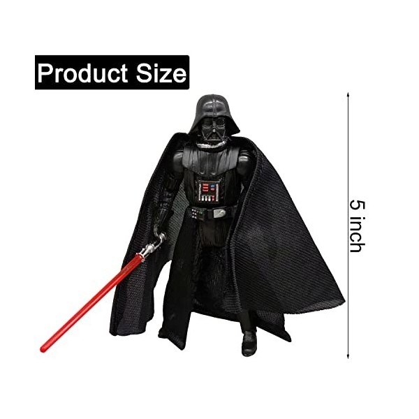 Star Wars Black Series Darth Vader 12,7 cm – Figurine daction Darth Vader Game Play Star Wars Darth Vader Ornement LEmpire 