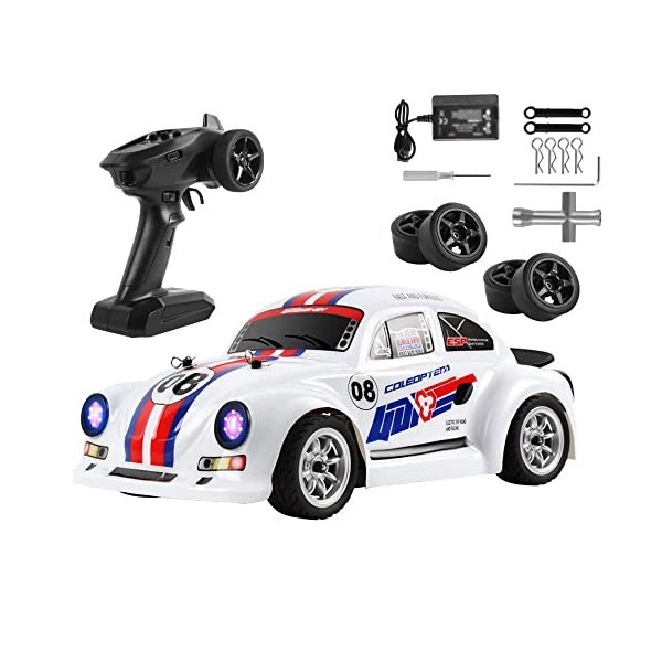 Hobby RC Cars, 48 KM/H 1:16 Échelle Rapide Haute Vitesse Voiture Télécommandée pour Garçon Adulte, 4WD 2,4 GHz Hors Route Mon