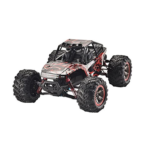 GUOQIQI 1/10 RC Buggy 4WD Haute Vitesse 46 Km/h Tout Terrain Électrique Jouet Hors Route RC Monstre Véhicule Camion Crawler a