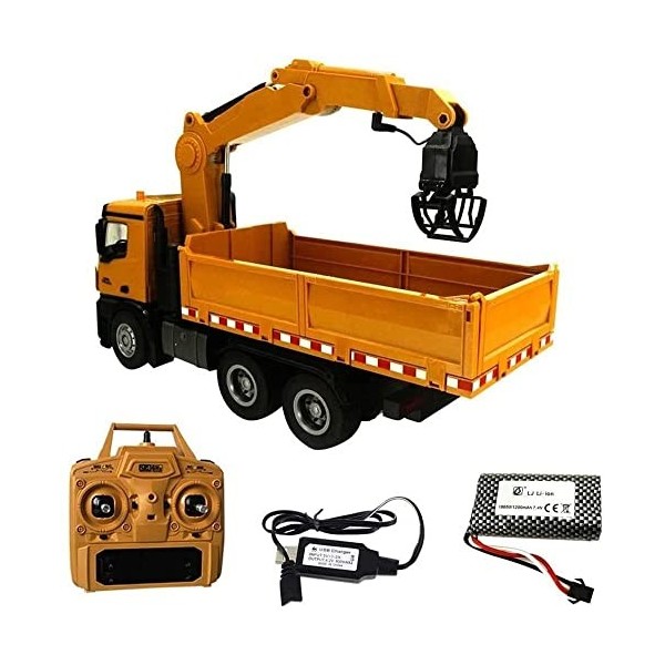 Biiiouu Rc Timber Grabber Excavator 1/14 Construction de Camion à décharge à Distance Rc Voiture Enfants Jouet 1/14 échelle 2