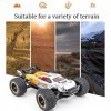 STSEEACE Voitures RC pour Adultes Camion télécommandé à léchelle 1:16 Moteur sans balais 45 km/h Camions RC 4WD Haute Vitess