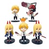 Chainsaw Man Figurine Pop Chainsaw Man Q Version Action Figurine Statue Model Set 6 pièces 10-11 cm