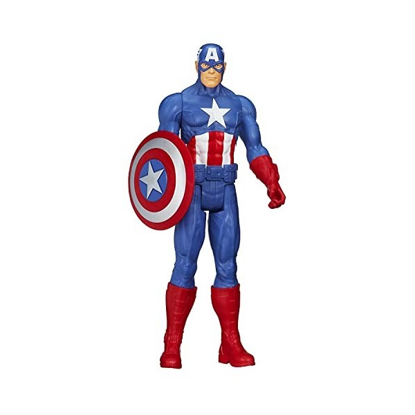 Figurine d’Action Captain America de Marvel Avengers, série Titan Hero