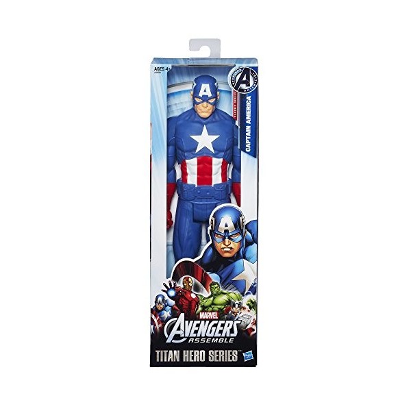 Figurine d’Action Captain America de Marvel Avengers, série Titan Hero
