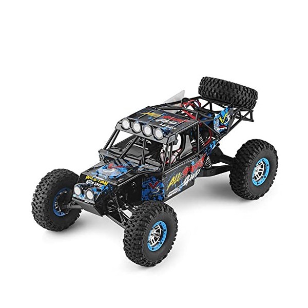 GDFDC Voiture Télécommandée De Grande Taille À Léchelle 1/10,Buggy RC Tout-Terrain 2.4G, Camion RC descalade De Monstre Big