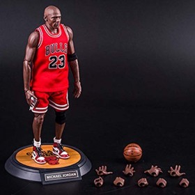 ZH 1/6 NBA Basketball Star NO.23 Michael Jordan Statuette de jouet Modèle souvenir de collection ornements décoratifs anniver