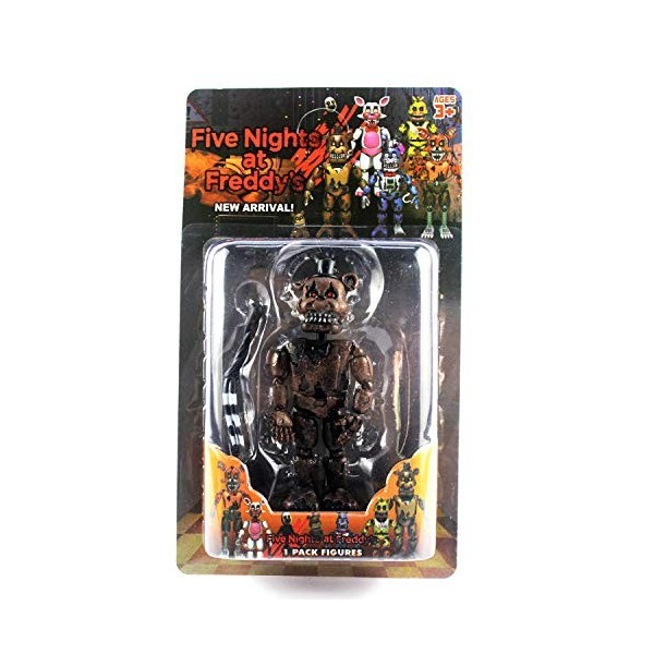 Five Nights FNAF Figurine jouet, figurine daction FNAF de 14 cm avec lumières, mignonne Funtime Fre-ddy Foxy Sister Location