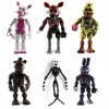 Five Nights FNAF Figurine jouet, figurine daction FNAF de 14 cm avec lumières, mignonne Funtime Fre-ddy Foxy Sister Location