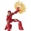 Avengers E7870 Beyblade Marvel Bend and Flex Action, 6-inch Flexible Iron Man Figure, Includes Accessory, Ages 4 and Up, Mult