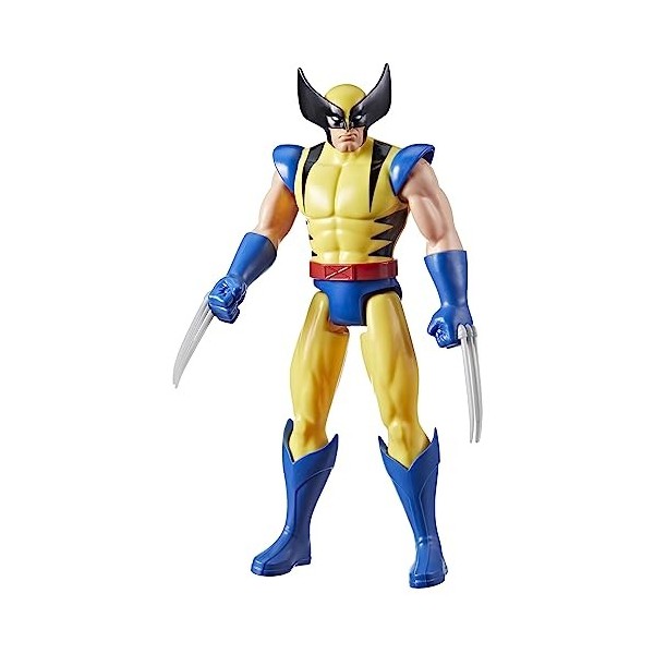 Marvel X-Men, Figurine Wolverine de 28,5 cm Titan Hero Series, Jouets X-Men, Jouets de Super-héros à partir de 4 Ans