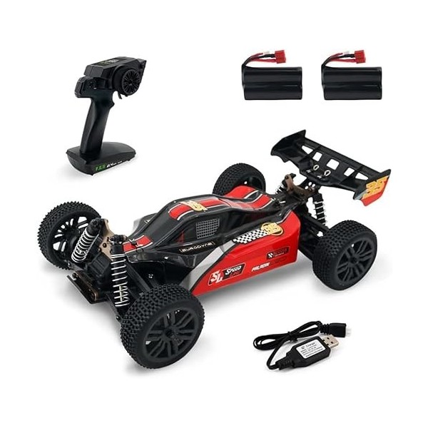 GUYANA Voiture de Course électrique télécommandée 1/12, Camion de Rallye Tout-Terrain à Grande Vitesse dans Le désert, 48 km/