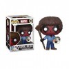 Funko Deadpool Bob Ross Playtime 70s With Afro Pop! Bobble Figure - Deadpool + Bob Ross - Figurine en Vinyle à Collectionner 