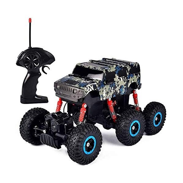 GUYANA 6WD 3 Moteurs Puissant Véhicule Tout-Terrain 1/14 Échelle Super Grand Camion Télécommandé avec Phare LED 2.4GHz Rechar