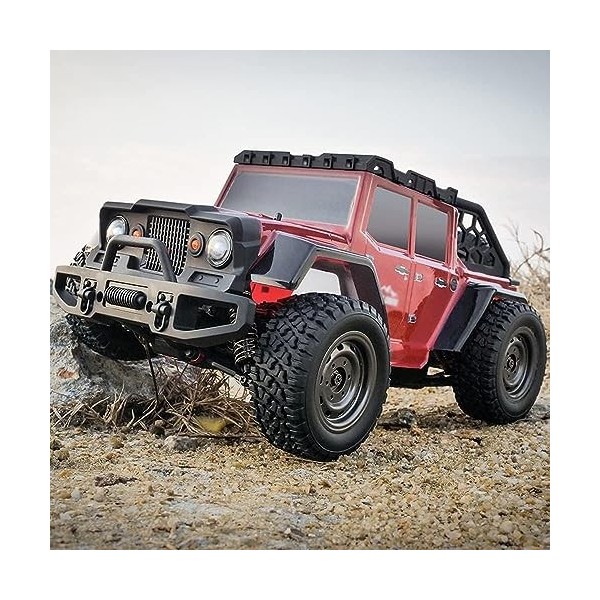 GUYANA Voitures RC à léchelle 1/16, Camion Monstre RC Tout-Terrain 4X4 Voiture télécommandée Rapide de 38/70 + KM/H Vitesse 