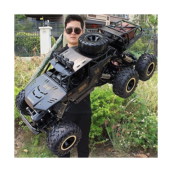 XNJIA Voiture RC surdimensionnée 1: 8 2.4G Télécommande électrique sans Fil Alliage de Voiture Monster Truck RC Tout Terrain 