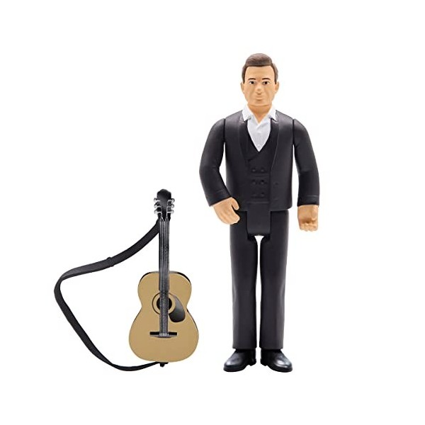 Johnny Cash Super7 Figurine The Man in Black Reaction 9,5 cm